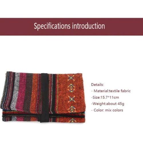 bohemian fabric tobacco pouch