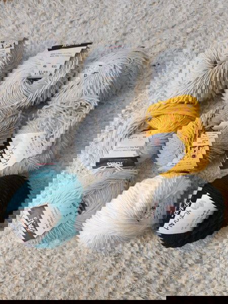 Yarn Art Jeans νήμα διάφορα χρώματα 9 κουβάρια