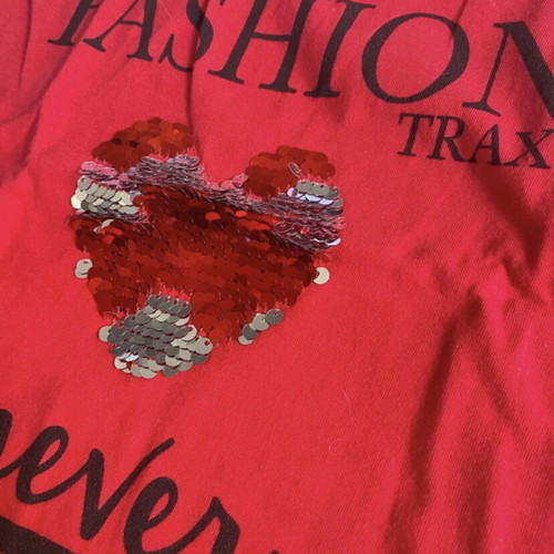 Trax Kids Set New Red Sleeveless Top and White Shorts
