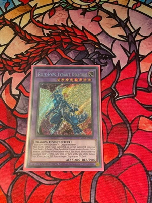 Blue-Eyes Tyrant Dragon secret rare 25LP-en019 new