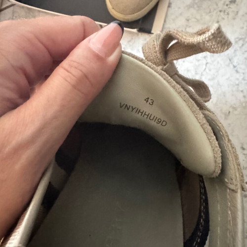 Burberry sneakers size 43 used, beige casual style