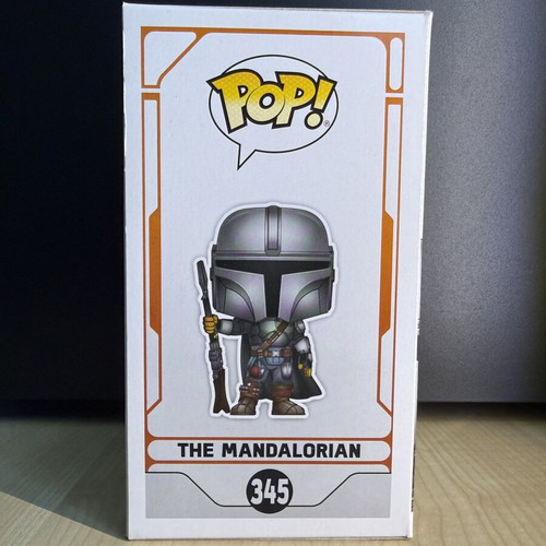 Funko Pop Star Wars The Mandalorian Metallic Amazon Exclusive 345 mint