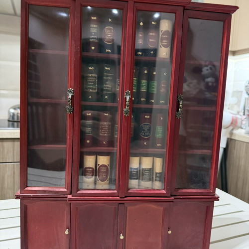 Deagostini small bookcase with books used