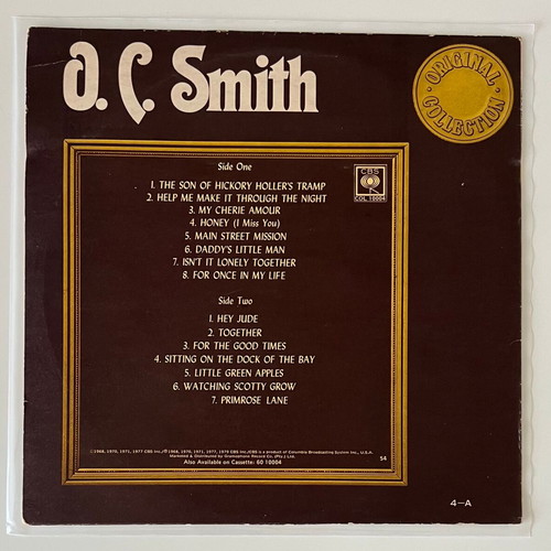 O. C. Smith The O. C. Smith Collection LP like new, R&B / Soul