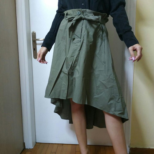 BSB asymmetrical summer skirt in khaki, like new
