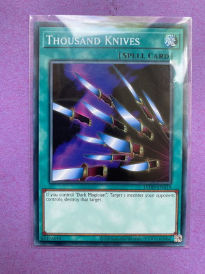 Yu-Gi-Oh Card Thousand Knives LEDD-ENA19 Spell Near Mint