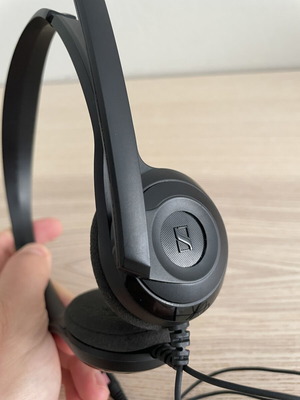 Sennheiser PC-3 headset used with separate microphone jack