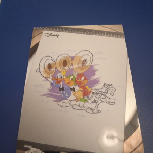 The Three Caballeros Ink and Paint Card Disney Topps Chrome 2026 new
