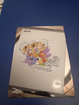 The Three Caballeros Ink and Paint Card Disney Topps Chrome 2026 new