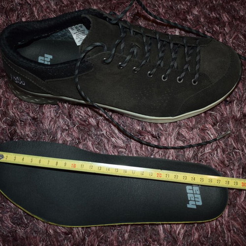 Hanwag Gore Tex leather men's shoes used, size 44, gray