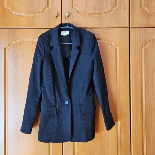 Victoria Beckham cotton blazer jacket like new, black, size S