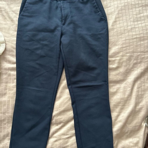 Star Body H office pants used low-rise blue XS