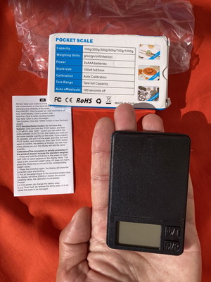 Pocket Scale new, precise electronic weighing up to 1000g