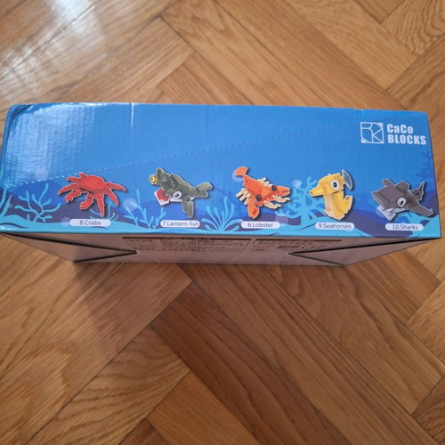 Building blocks sea animals set of 10 new