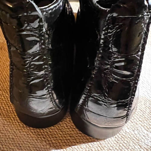 Doca black anatomical ankle boots like new, size 37-38