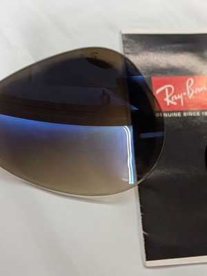 RayBan 3025 Aviator L replacement lenses, brown gradient, size 62