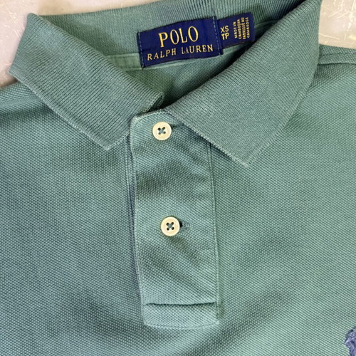 Polo Ralph Lauren green polo shirt XS