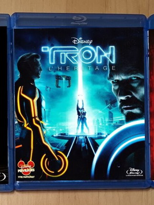 Disney Tron Trilogy Blu-ray set, 3 movies (1982-2025)