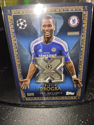 Drogba UCL Decades Match Attax card new