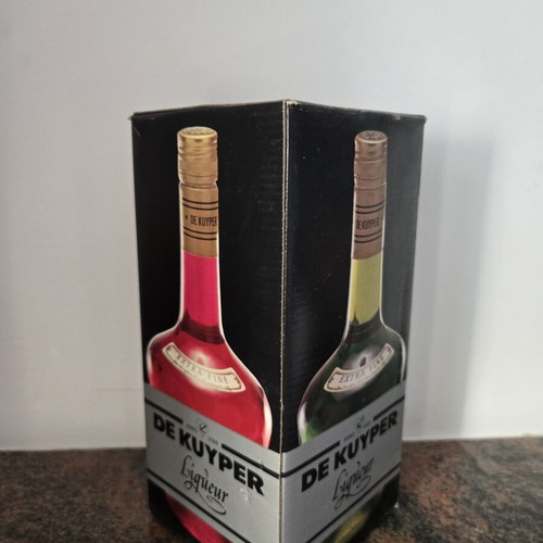 De Kuyper Crème de Café coffee liqueur bottle, sealed collectible