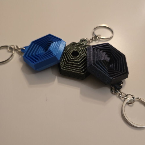 3D Printed Fidget Keychain like new, antistress