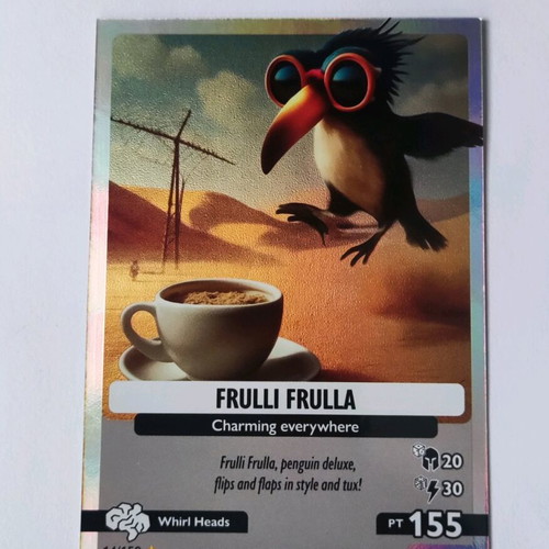 Italian Brainrot Frulli Frulla #14 like new