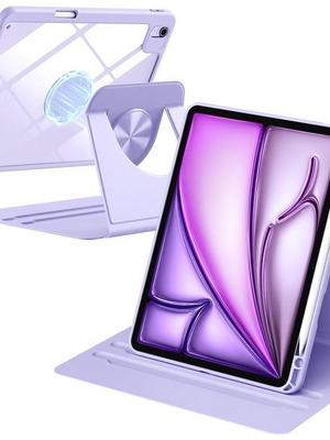 Drivego 360 rotating magnetic case for iPad Air/Pro 11 inch, lavender