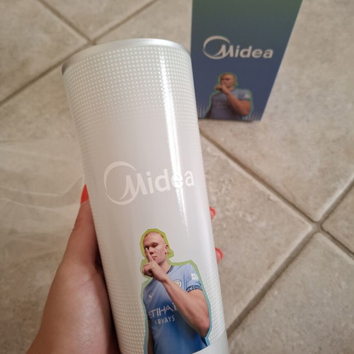 Manchester City x Midea glass with Erling Haaland, new
