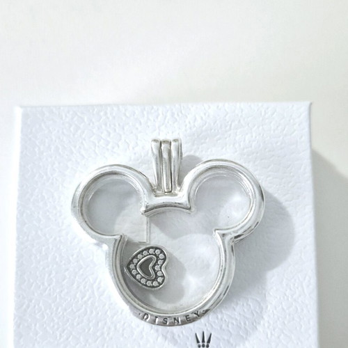 Silver s9.25 Ale Disney pendant used with petite charm