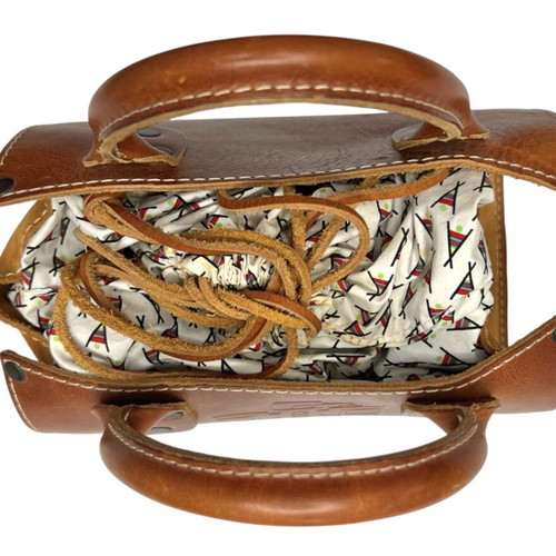 Dsquared2 leather handbag, brown