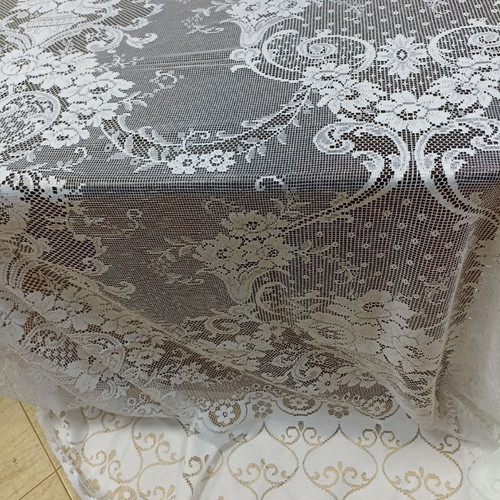 Κουρτίνα δαντέλα vintage λευκή ρομαντική 4.20x2.80 καινούργια