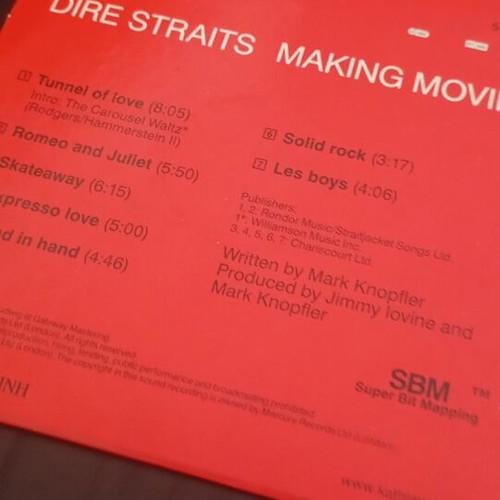 Dire Straits Making Movies CD like new, rock
