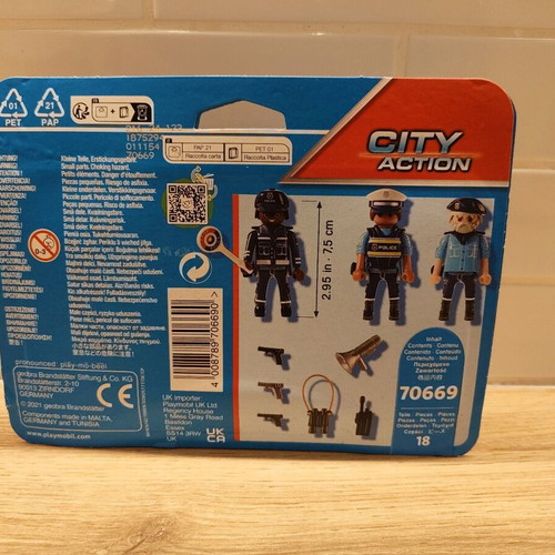 Playmobil City Action Police Team 70669 New, sealed