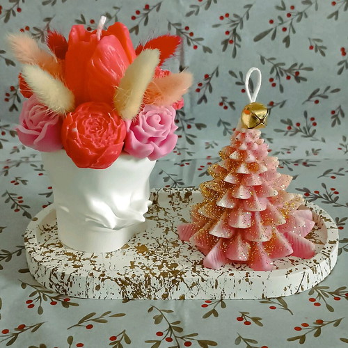 Porcelain and scented candle composition new