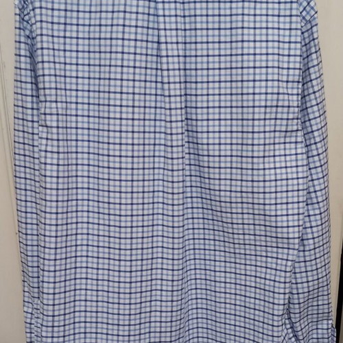 Ralph Lauren Medium shirt, stretch fit Oxford, white and blue