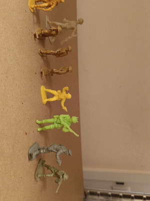 Soldier figures like new, set of 65, 5-7 cm