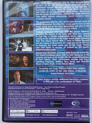Nirvana Nevermind DVD music documentary
