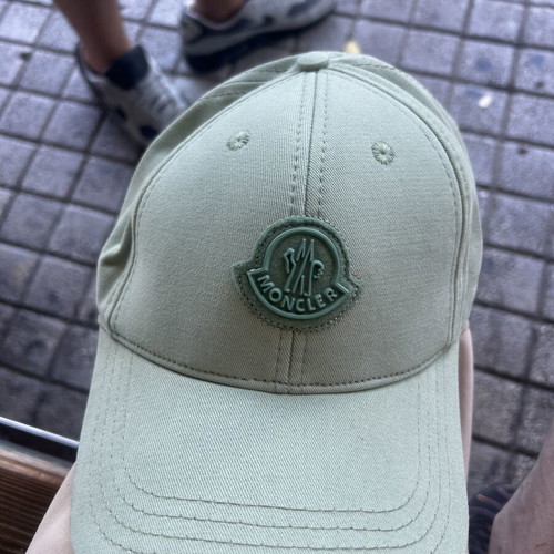 Moncler baseball hat, turquoise, one size