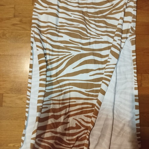 Sézane dress Earth Zebra Print size XS like new
