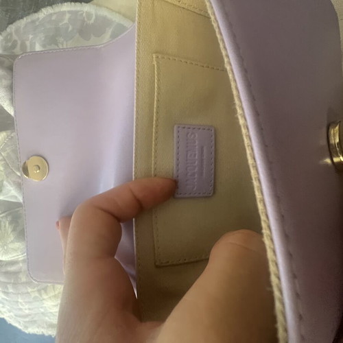 Jacquemus shoulder bag purple like new