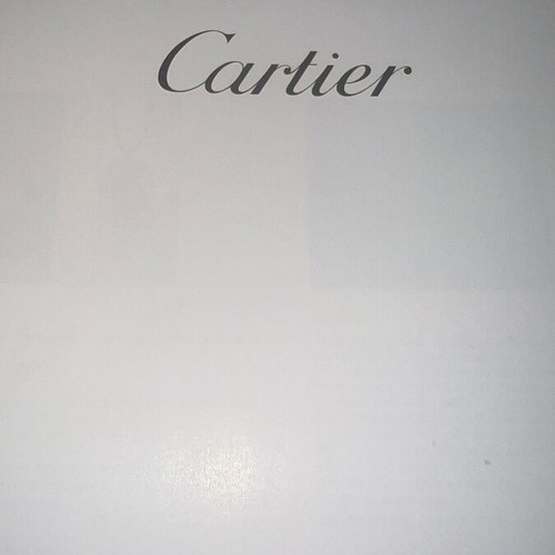 Cartier set with catalogs and letter in case, like new