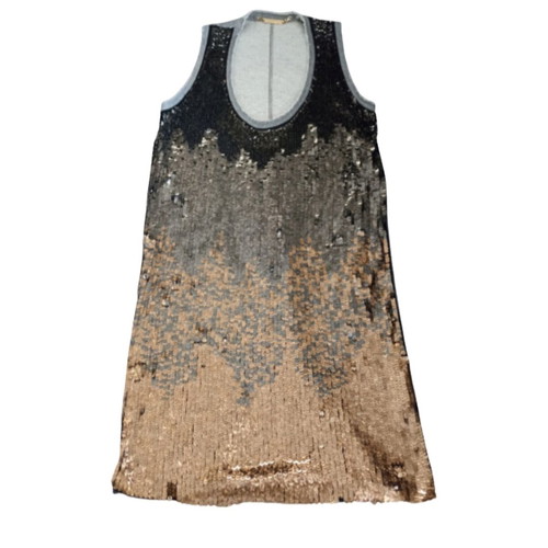 Atos Lombardini dress with sequins new, medium, multicolor