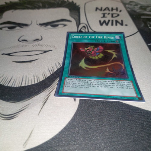 Circle of the Fire Kings Spell Card like new