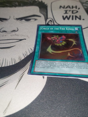 Circle of the Fire Kings Spell Card like new