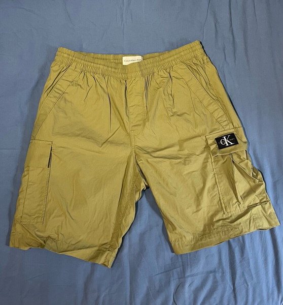 Calvin Klein Jeans Green Cargo Shorts