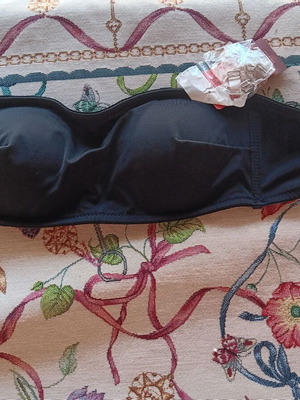Bra new, black, swimsuit fabric