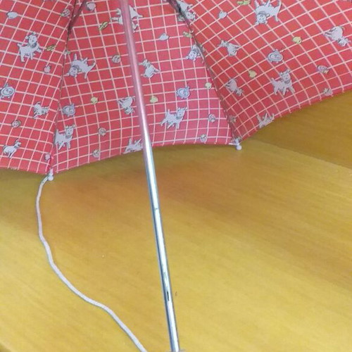 Vintage children's umbrella new with discoloration