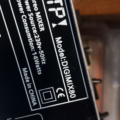 Digimix 80 analog retro mixer used