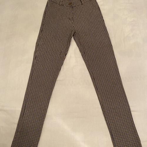 Checked women's pants used, size Small, elastic