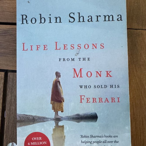 Robin Sharma Life Lessons From The Monk Who Sold His Ferrari book like new, English